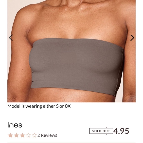 Brandnew Nueskin Beige Bandeau - Picture 3 of 6